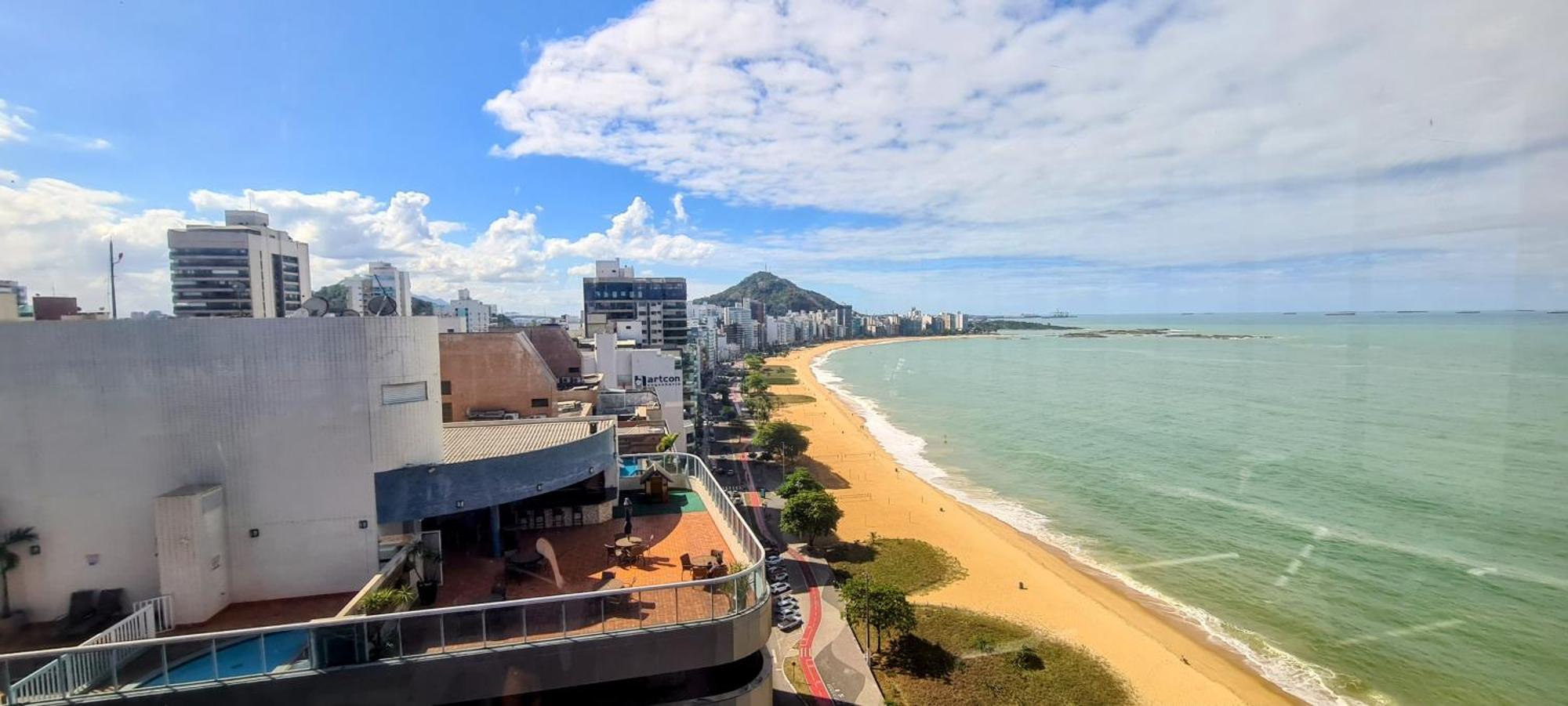 Flat Pasárgada 906, Free Bikes, pé na praia Vila Velha  Exterior foto